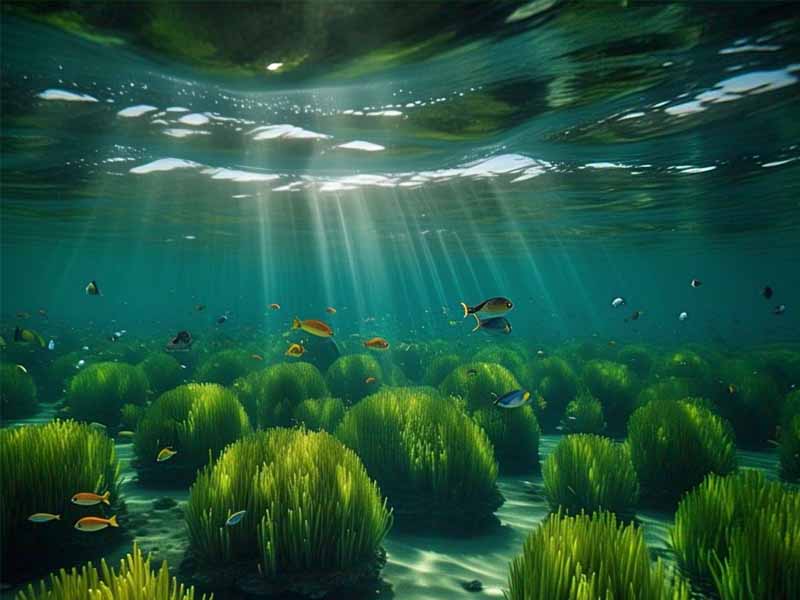 Seaweed bed