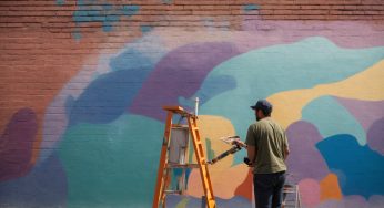 Arcadia Artists Collaborate on Vibrant Downtown Mural Project